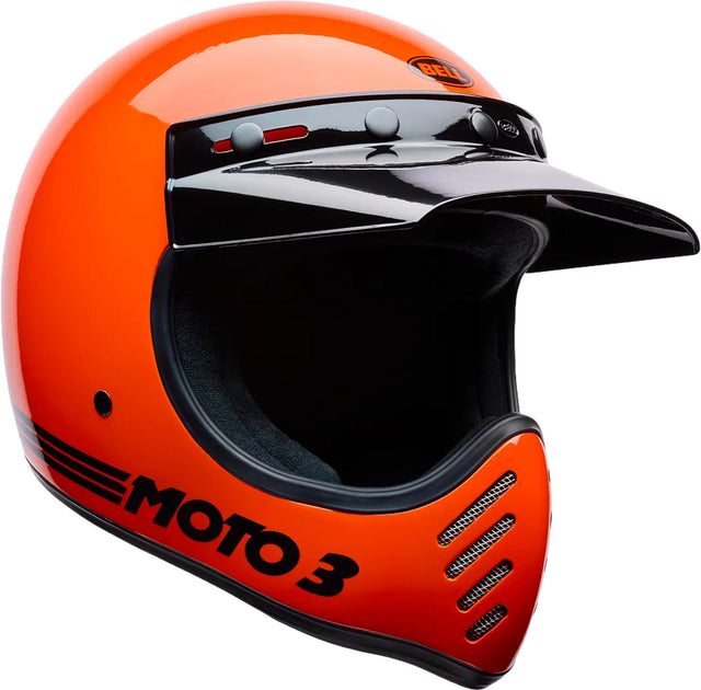 BELL MOTO 3 - CLASSIC GLOSS ORANGE – Strath Moto