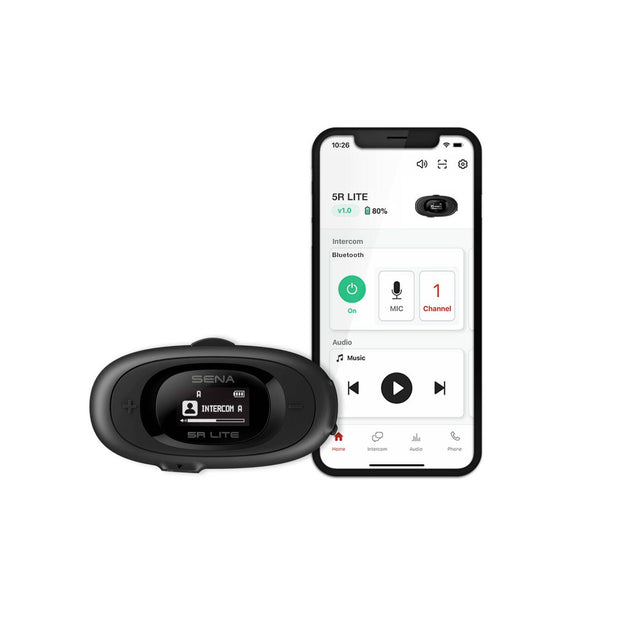 SENA 5R LITE BLUETOOTH COMMUNICATOR - SINGLE – Strath Moto