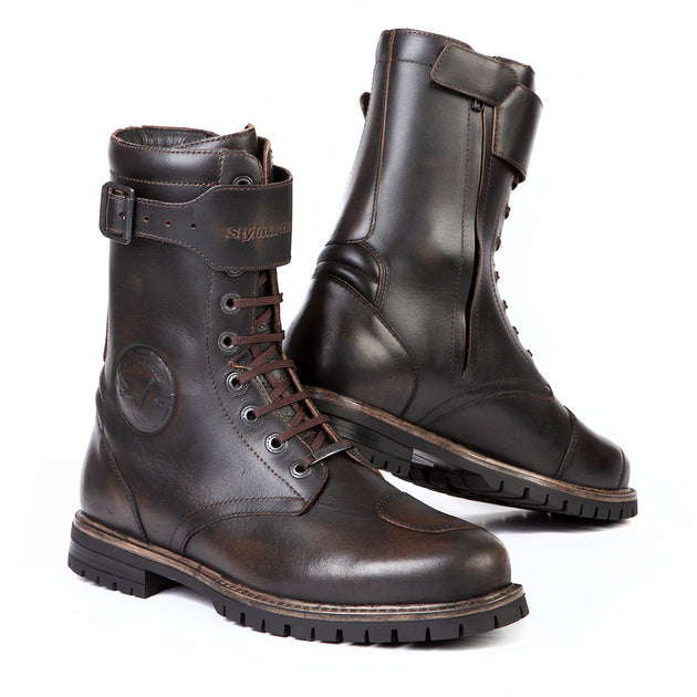 STYLMARTIN ROCKET WP (WATERPROOF) BOOTS - BROWN – Strath Moto