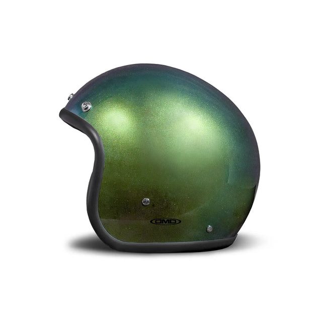 DMD RETRO JET HELMET ECE RAINBOW GREEN – Strath