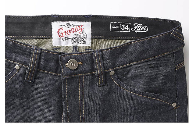 FUEL GREASY DENIM JEANS - SIZE 30 - LAST ONE!