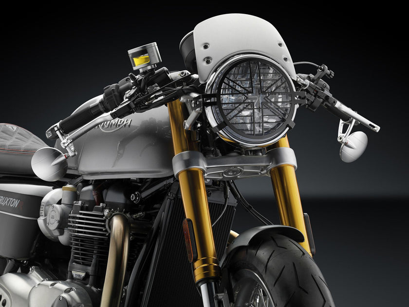 RIZOMA HEADLIGHT GUARD UNION JACK FOR TRIUMPH THRUXTON 1200