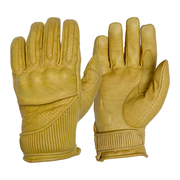 GOLDTOP SILK LINED VICEROY GLOVES - WAXED TAN