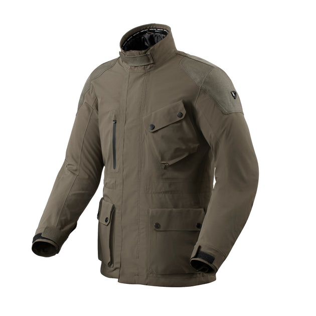 REV'IT! DENVER H20 JACKET - DARK GREEN - SIZE XL - SALE! – Strath Moto