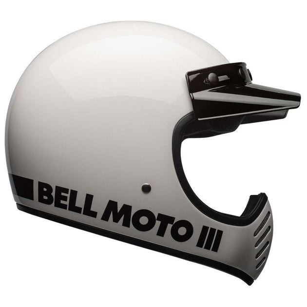 BELL MOTO 3 III　ホワイト　XXL BELL MOTO 3 - CLASSIC WHITE – Strath Moto