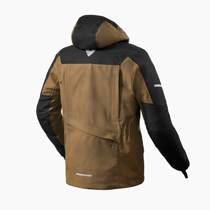 REV'IT! TECTONIC H20 JACKET - BLACK-BROWN