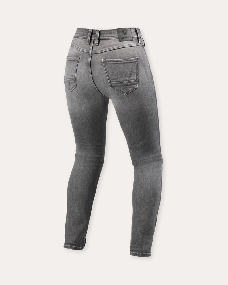 REV'IT! SHELBY 3 LADIES JEANS SKINNY FIT (SK) - MEDIUM GREY USED