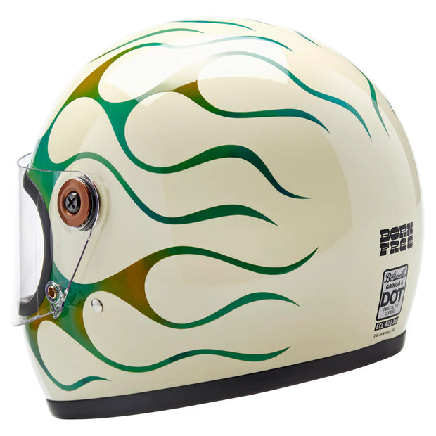 BILTWELL GRINGO S ECE 22.06 HELMET - BORN FREE COLLAB