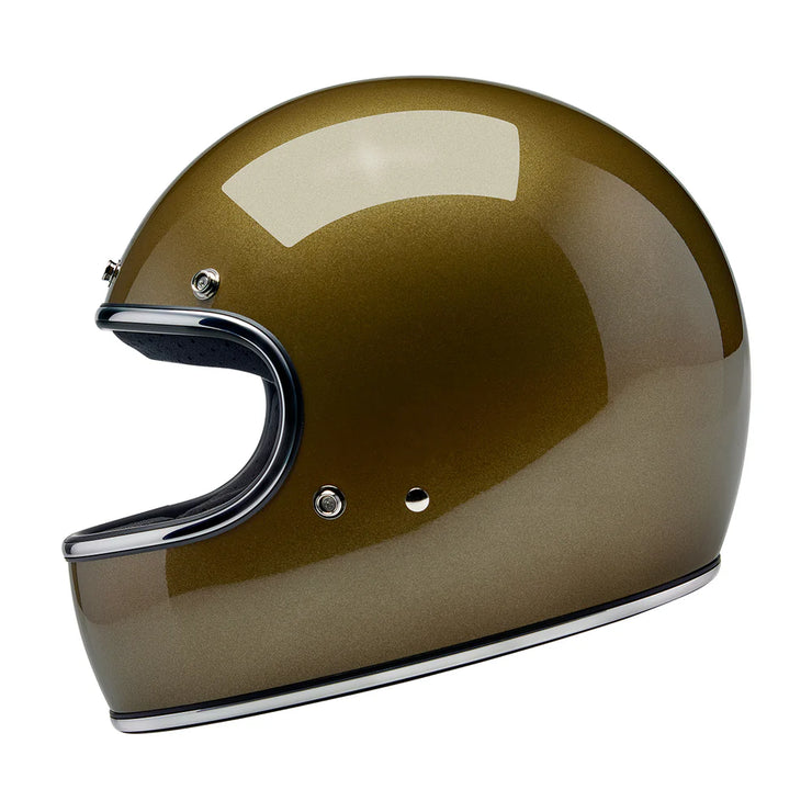 BILTWELL GRINGO ECE 22.06 HELMET - UGLY GOLD METALLIC