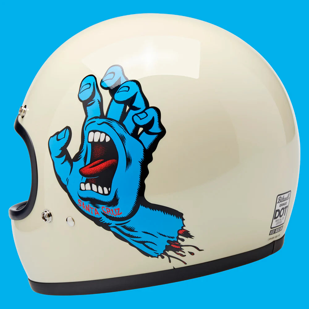 BILTWELL GRINGO ECE 22.06 HELMET - SANTA CRUZ COLLAB - SIZE S