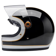 BILTWELL GRINGO S ECE 22.06 HELMET - GLOSS WHITE/GLOSS BLACK