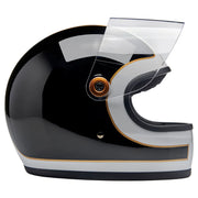 BILTWELL GRINGO S ECE 22.06 HELMET - GLOSS WHITE/GLOSS BLACK TRACKER