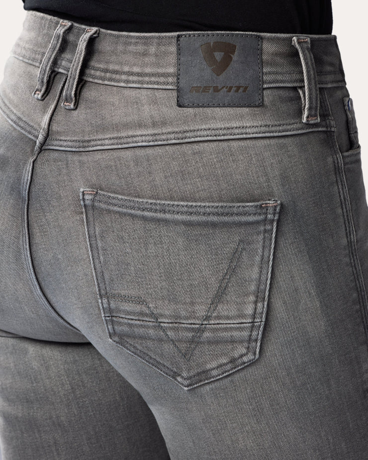 REV'IT! SHELBY 3 LADIES JEANS SKINNY FIT (SK) - MEDIUM GREY USED