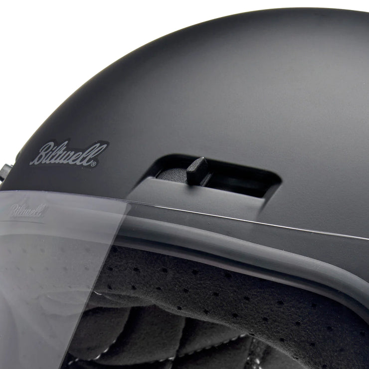 BILTWELL GRINGO SV ECE HELMET - FLAT BLACK