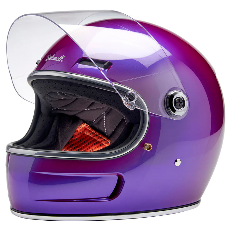 BILTWELL GRINGO SV ECE 22.06 HELMET - METALLIC GRAPE