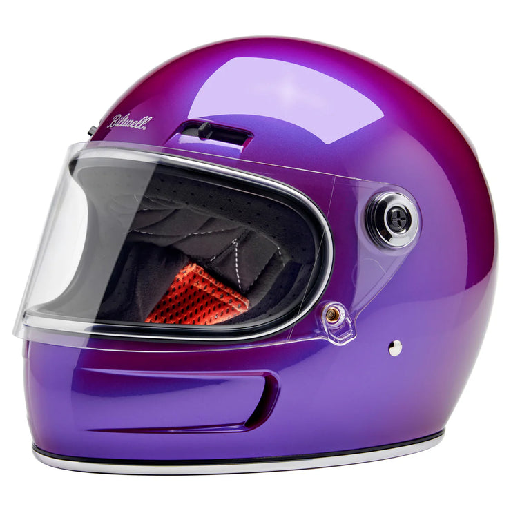 BILTWELL GRINGO SV ECE 22.06 HELMET - METALLIC GRAPE