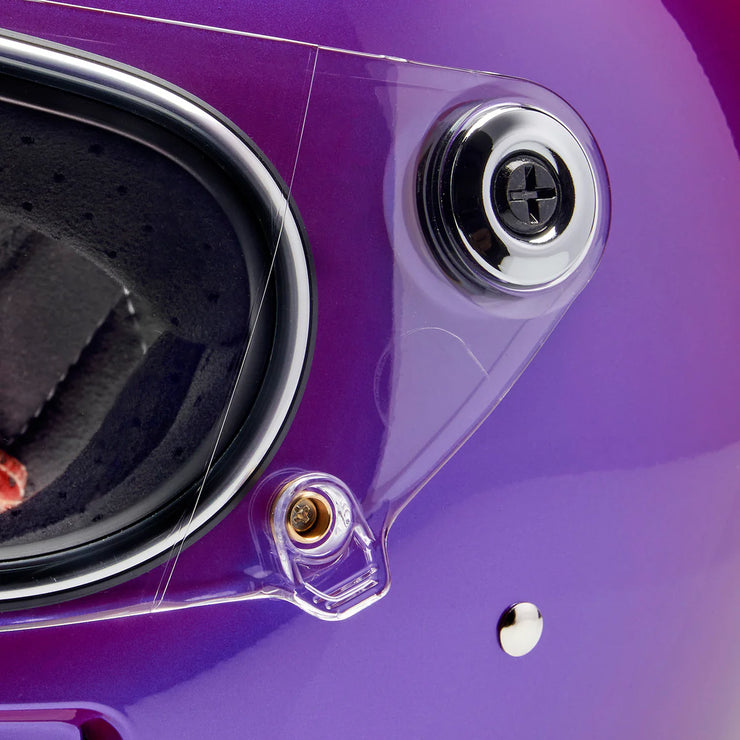 BILTWELL GRINGO SV ECE 22.06 HELMET - METALLIC GRAPE