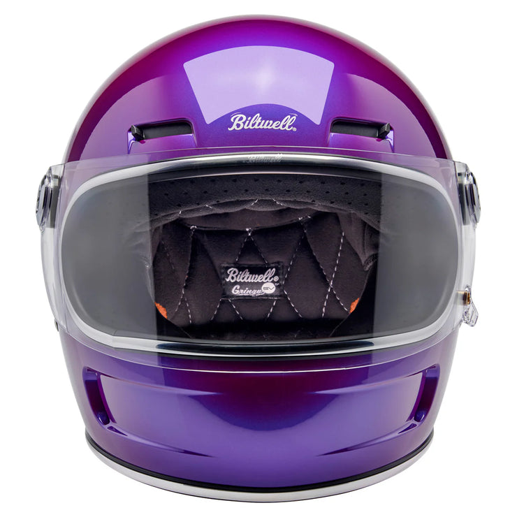 BILTWELL GRINGO SV ECE 22.06 HELMET - METALLIC GRAPE