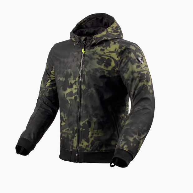REV'IT! SAROS JACKET - BLACK-DARK GREEN