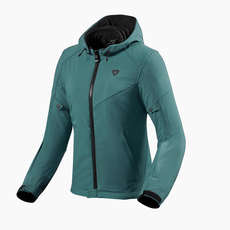 REV'IT! AFTERBURN H2O LADIES JACKET - TEAL GREEN