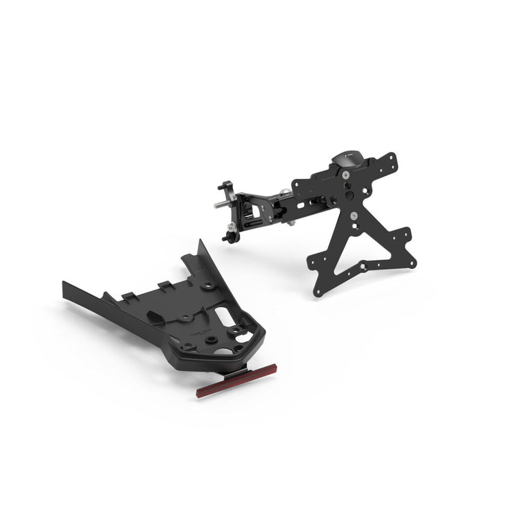 RIZOMA OUTSIDE STREET LICENSE PLATE SUPPORT KIT W/ UNDERTAIL COVER - PT707B - RNINET SCRAMBLER