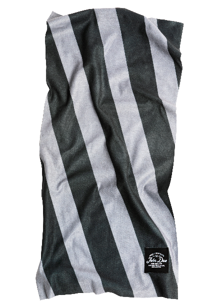 JOHN DOE NECK TUBE - STRIPES BLACK GREY