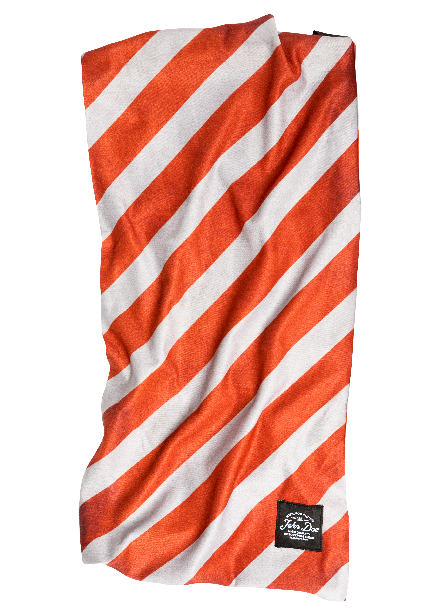 JOHN DOE NECK TUBE - STRIPES RED