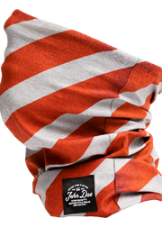 JOHN DOE NECK TUBE - STRIPES RED
