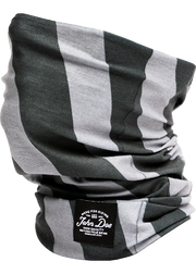 JOHN DOE NECK TUBE - STRIPES BLACK GREY