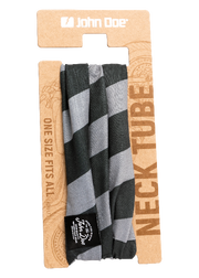 JOHN DOE NECK TUBE - STRIPES BLACK GREY