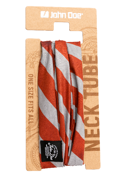 JOHN DOE NECK TUBE - STRIPES RED