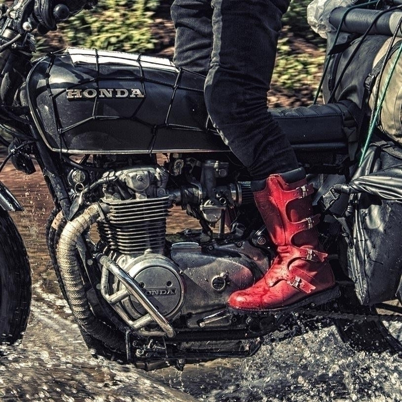 STYLMARTIN CONTINENTAL BOOTS - RED – Strath Moto