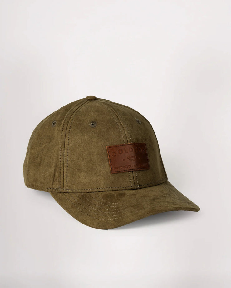 GOLDTOP 6 PANEL CAP - OLIVE
