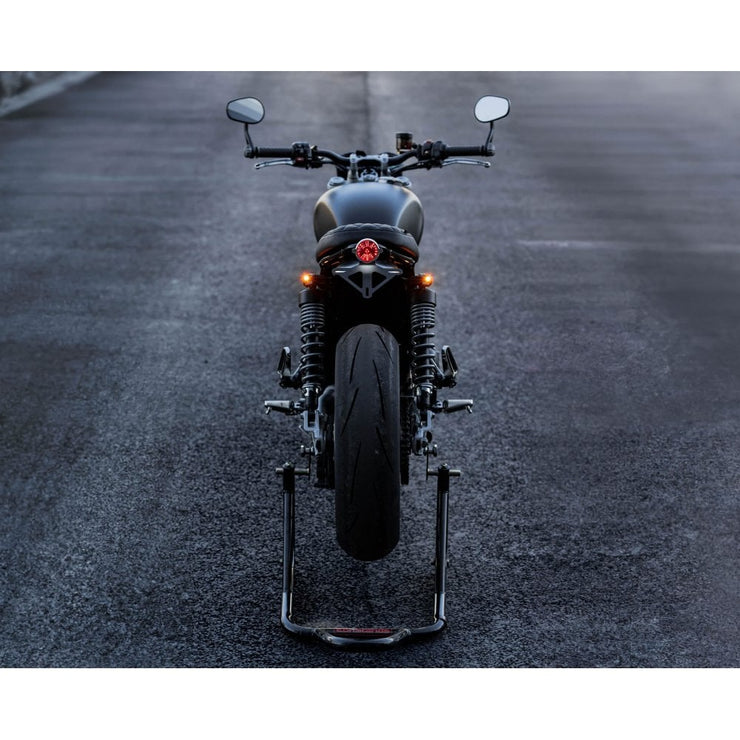 MOTONE RANGER FOOT PEGS - FULL RIDER SET & PASSENGER PEGS FOR LC TRIUMPHS - POLISHED
