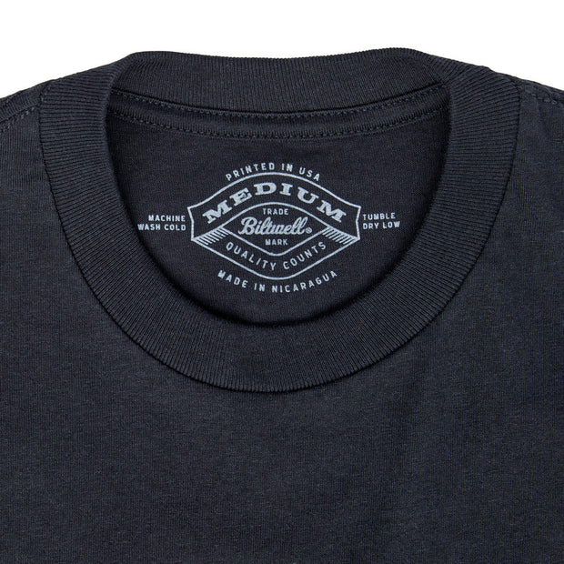 BILTWELL METAL T-SHIRT - BLACK