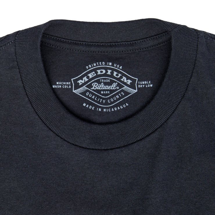 BILTWELL METAL T-SHIRT - BLACK