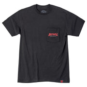 BILTWELL MOTORSICKLE POCKET TEE - BLACK