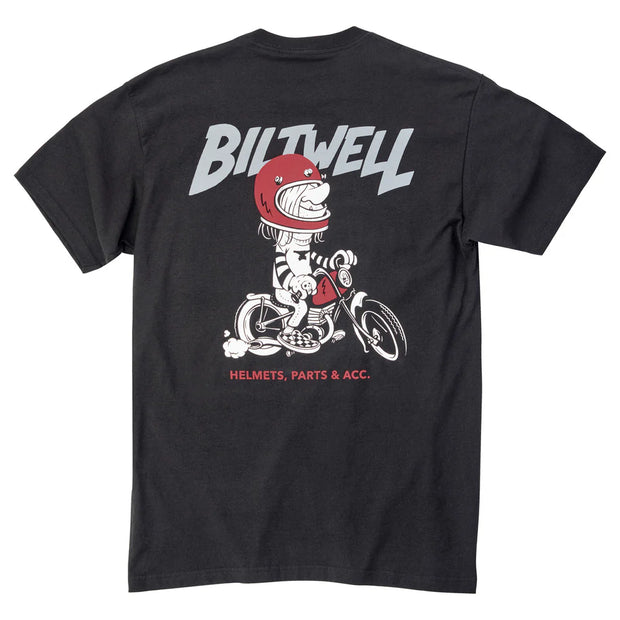 BILTWELL MOTORSICKLE POCKET TEE - BLACK