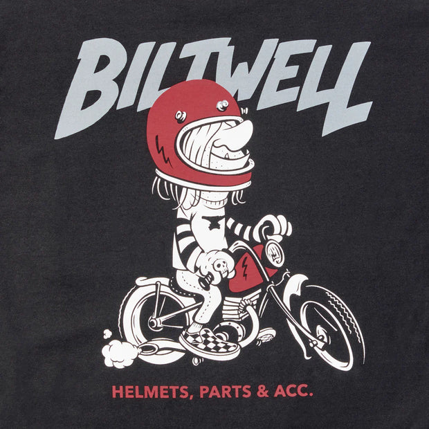 BILTWELL MOTORSICKLE POCKET TEE - BLACK