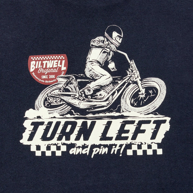 BILTWELL LEFT TURN LONGSLEEVE SHIRT - BLACK