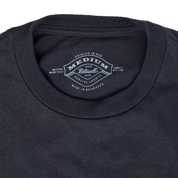 BILTWELL LEFT TURN LONGSLEEVE SHIRT - BLACK