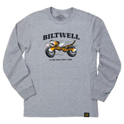 BILTWELL TIGER LONGSLEEVE SHIRT - GRAPHITE