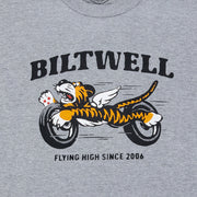 BILTWELL TIGER LONGSLEEVE SHIRT - GRAPHITE