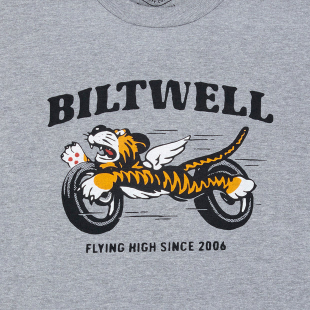 BILTWELL TIGER LONGSLEEVE SHIRT - GRAPHITE