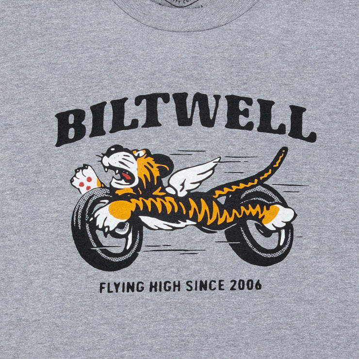 BILTWELL TIGER LONGSLEEVE SHIRT - GRAPHITE