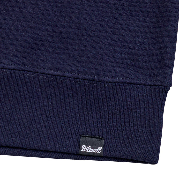 BILTWELL COVERED CREWNECK SWEATSHIRT - NAVY