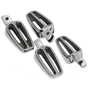 MOTONE RANGER FOOT PEGS - FULL RIDER SET & PASSENGER PEGS FOR LC TRIUMPHS - POLISHED