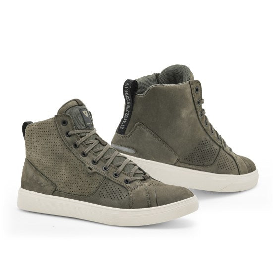REV'IT! ARROW SHOES - OLIVE GREEN WHITE