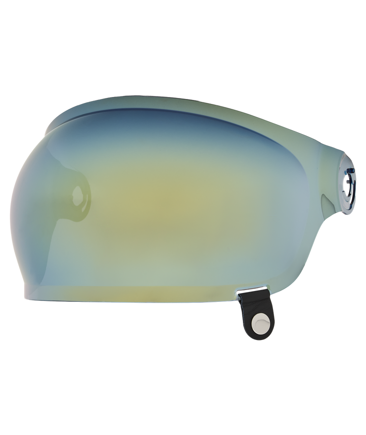 BELL BULLITT GT BUBBLE SHIELD - GOLD w/ BLACK TAB