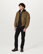 BELSTAFF BRECON MOTORCYCLE BOMBER JACKET - OLIVE GREEN